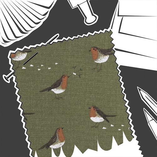 Robin Green by Sophie Allport - Fabric By The Metre - ALL101000