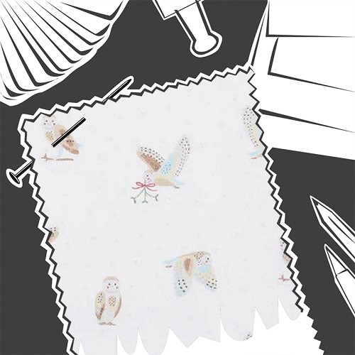 Snowy Owls by Sophie Allport - Fabric By The Metre - ALL120000