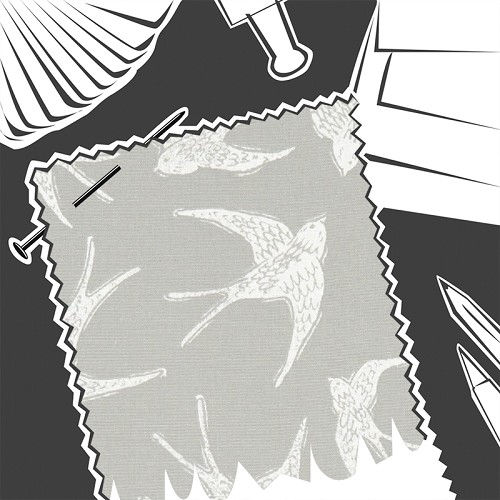 Fly Away Grey by Studio G - Fabric By The Metre - F1187/02