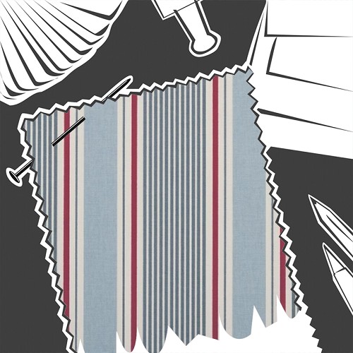 Sail Stripe Marine by Studio G - Fabric By The Metre - F0408/01