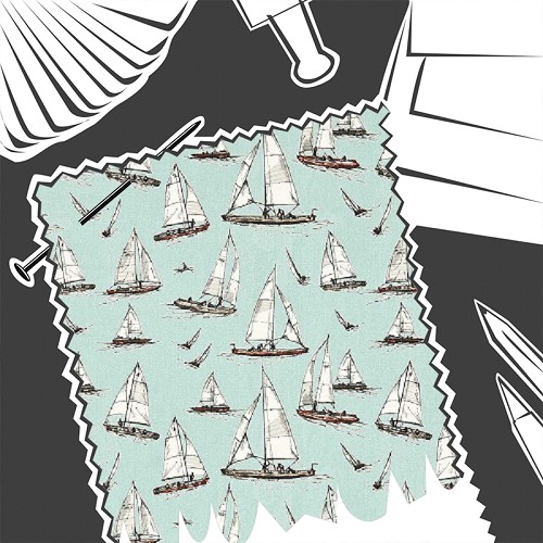 Sailing Yacht Mineral by Studio G - Fabric By The Metre - F1728/02