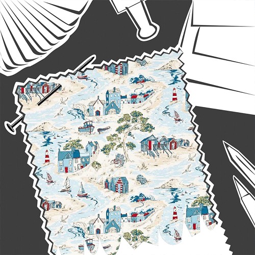 Waterfront Marine by Studio G - Fabric By The Metre - F1733/01