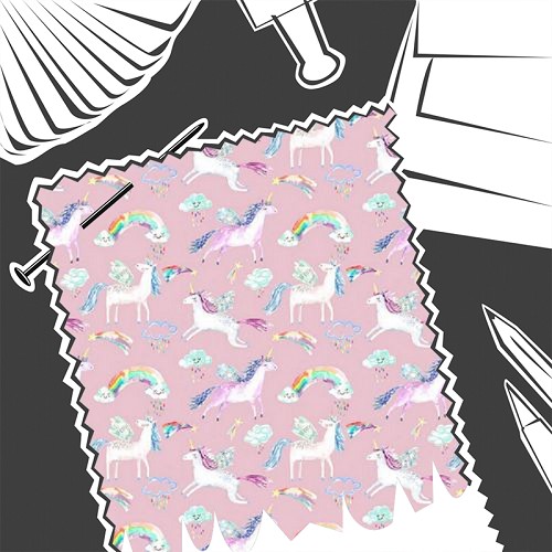 Unicorn Dance Blossom by Voyage Maison - Fabric By The Metre - UNICORN/FA1/BLO+M