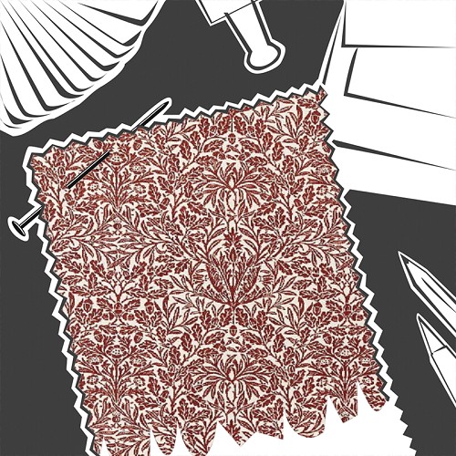 Acorn Weave Madder by William Morris & Co. - Fabric By The Metre - MIND237571