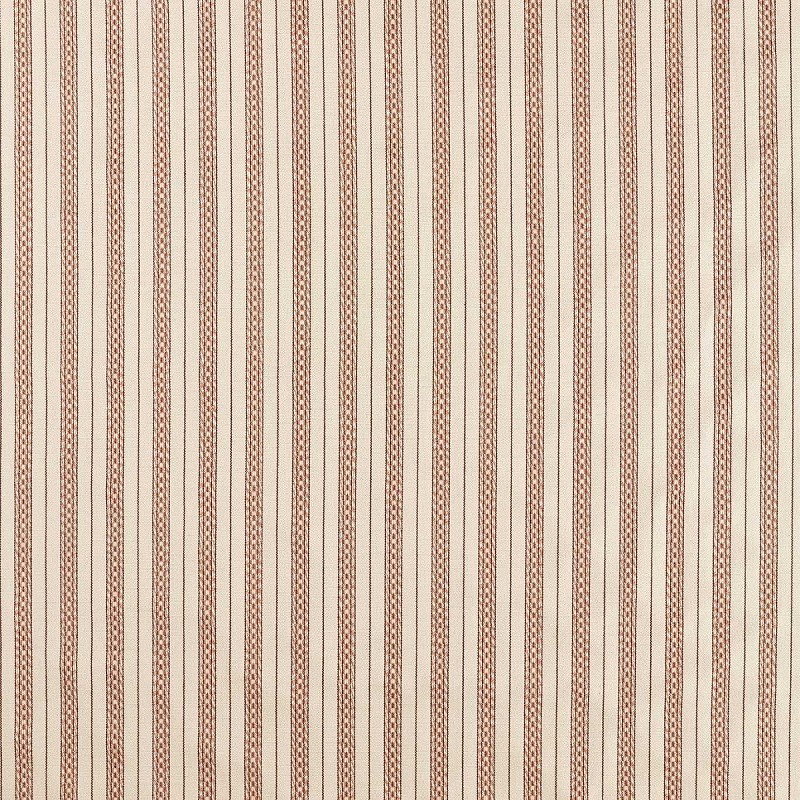 Elm Stripe Apricot / Linen Fabric by William Morris & Co. - MSTR237682