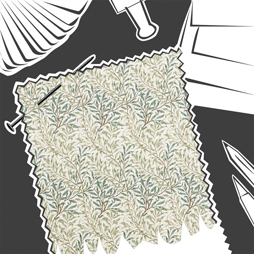 Willow Boughs Wide Width Soft Teal / Mint by William Morris & Co. - Fabric By The Metre - MSWW227284