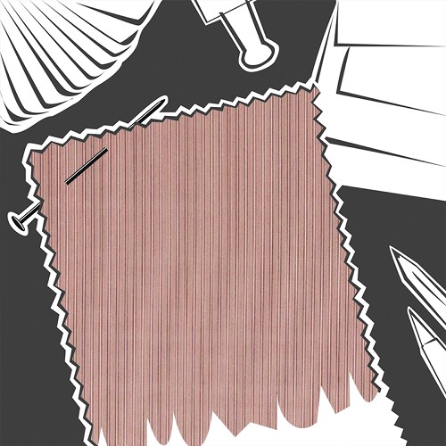 Apron Stripe Tuscan Pink by Zoffany - Fabric By The Metre - ZOF0241-03