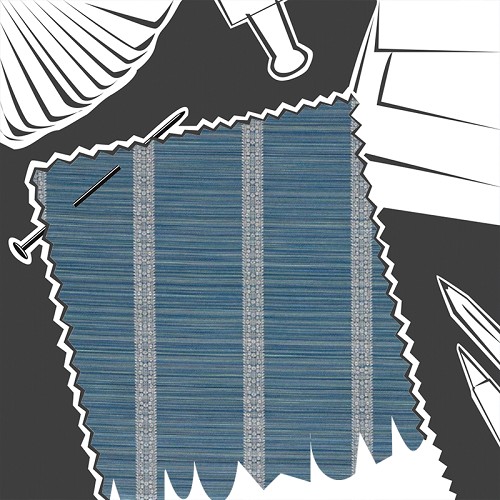 Bellagio Stripe Azure by Zoffany - Fabric By The Metre - ZOF0242-04