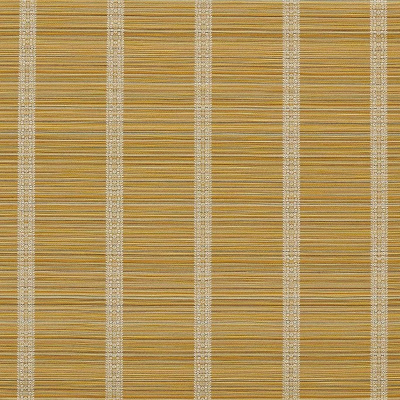Bellagio Stripe Silk Yellow Fabric by Zoffany - ZOF0242-05