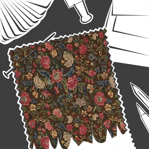 Blostma Tapestry Tabac by Zoffany - Fabric By The Metre - ZRTX333537