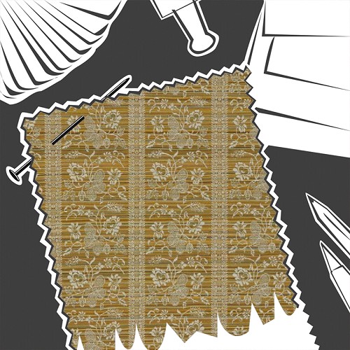 Filigree Bellagio Stripe Silk Yellow by Zoffany - Fabric By The Metre - ZOF0244-05