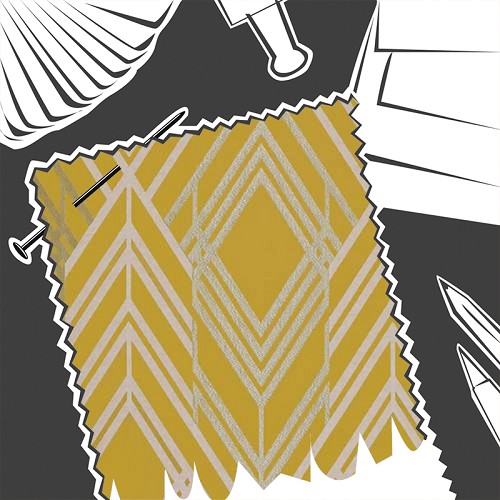 Geometrica Tigers Eye by Zoffany - Fabric By The Metre - ZICO333028