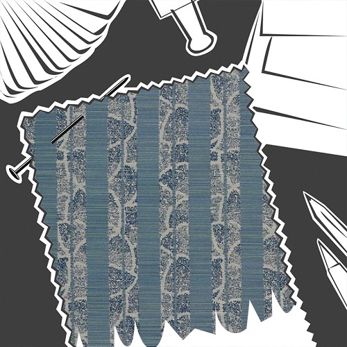 Kyoto Stripe Azure by Zoffany - Fabric By The Metre - ZOF0250-03