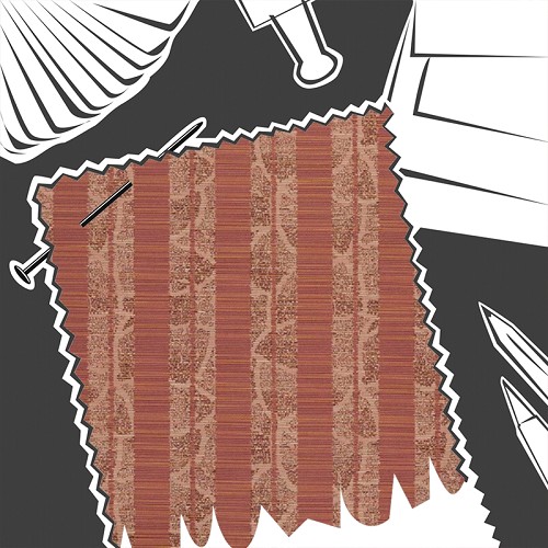 Kyoto Stripe Russet by Zoffany - Fabric By The Metre - ZOF0250-02