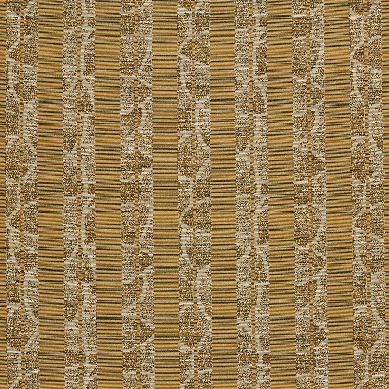 Kyoto Stripe Silk Yellow Fabric by Zoffany - ZOF0250-04