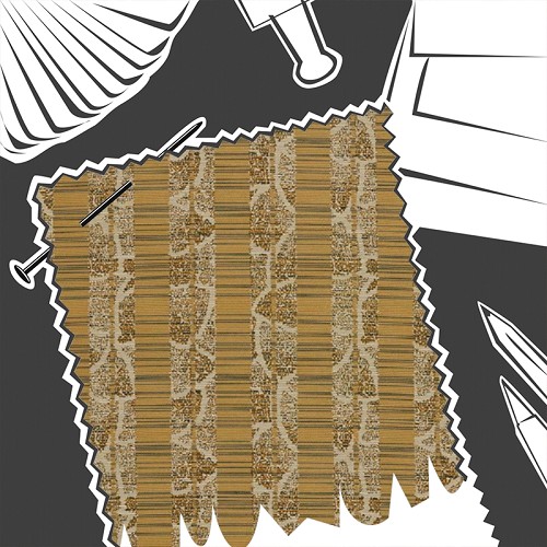 Kyoto Stripe Silk Yellow by Zoffany - Fabric By The Metre - ZOF0250-04