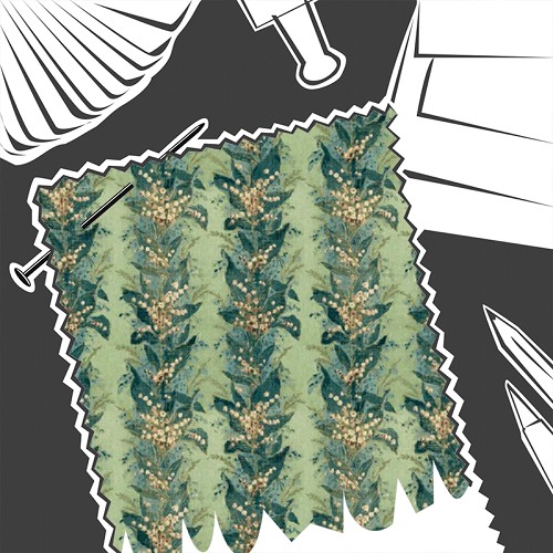 Lily Stripe Archive Green by Zoffany - Fabric By The Metre - ZOF0251-01