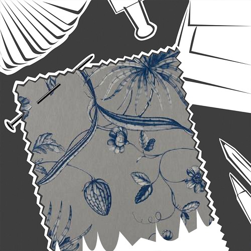 Phaedra Prussian Blue by Zoffany - Fabric By The Metre - ZPHA322601