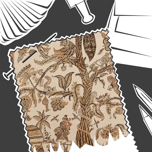 Tree of Life Spice by Zoffany - Fabric By The Metre - ZINF322793